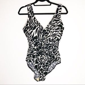 Miraclesuit Ruched One Piece Swimsuit